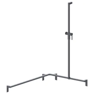 Normbau Cavere Care Duschhandlauf 7486108 Anthrazit-Metallic – Bild 2