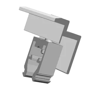 SK AluFix 0 für 7x PV quer - silber