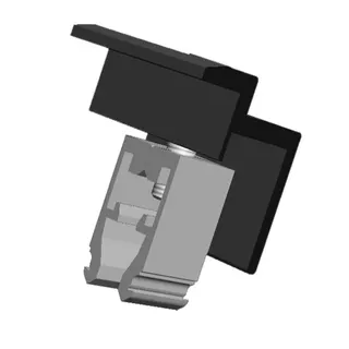 SK AluFix 0 für 4x PV quer - black