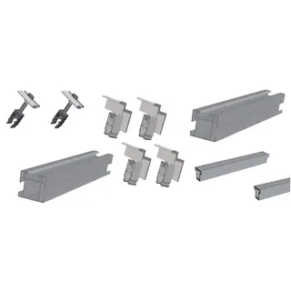 SK AluFix 0 für 2x PV - silber