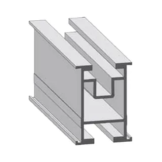 SK AluFix Trageschiene Set 1x PFM-S L127 0