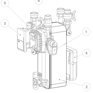 SK FWS HYDRO Wärmetauscher INOX