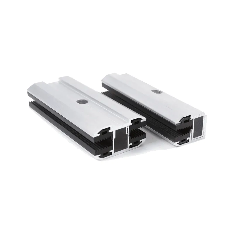 SK AluFix 0 für 2x PV, Laminatklemme sil ber