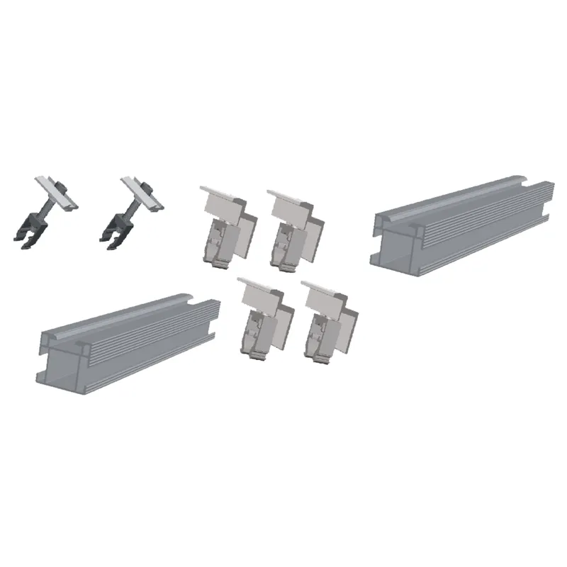 SK AluFix 0 für 1x PV - silber
