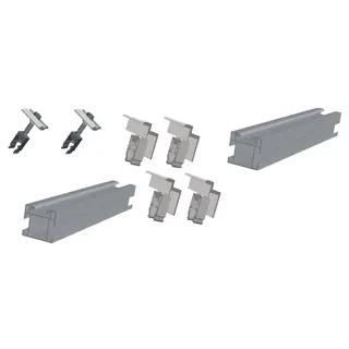 SK AluFix 0 für 1x PV - silber