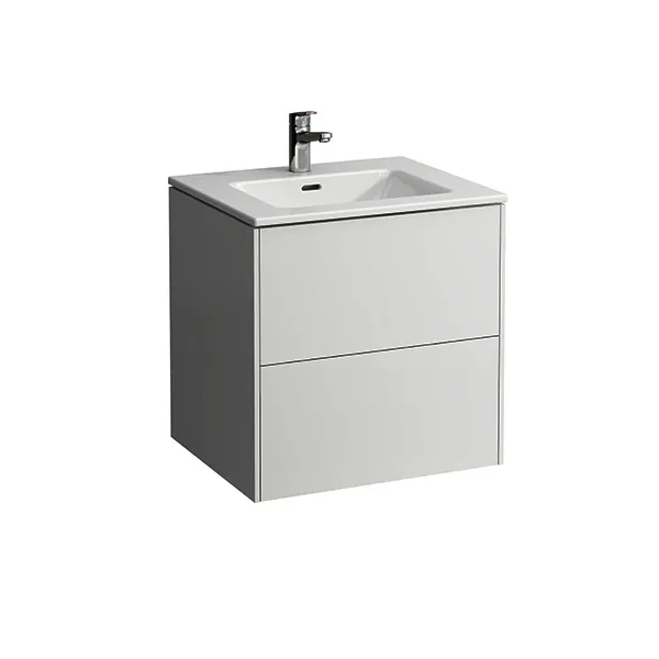 Laufen WT+WTU PRO S SET BASE 500x600x610 1Hl mit Überlauf 2Schubl. Push/Pull we/multicolor