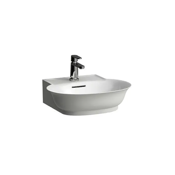 Laufen HWB THE NEW CLASSIC 450x500x140 1 Hahnloch mit Überlauf weiß