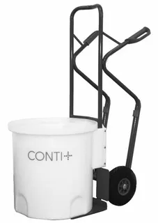 CONTI+ Dosieranlagen Mobil Handkarre mit Auslaufschutzbehälter 75l – Bild 2