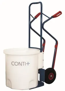 CONTI+ Dosieranlagen Mobil Handkarre mit Auslaufschutzbehälter 300l