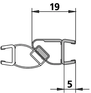 Kermi 1241 1x Magnetleiste Länge: 2000 mm – Bild 2