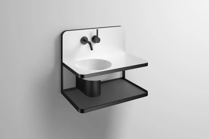 Alape Waschplatz Steel19 5260000 Weiß