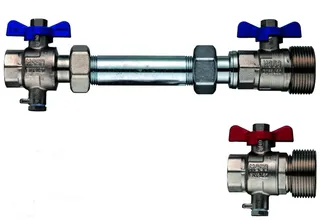 Kermi WMZ-Einbauset 1" AG x 1" IG H 1 Stück/VPM – Bild 2