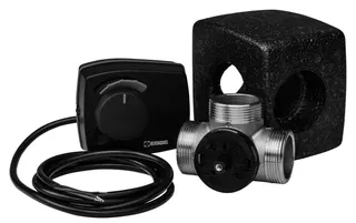 Kermi Umschaltventil G 1 1/4" mit Stellmotor und Dämmung