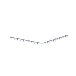 NB Cavere Care Duschvorhangstange 7382120 Weiß