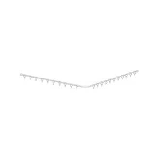 Normbau Cavere Care Duschvorhangstange 7382120 Weiß – Bild 2