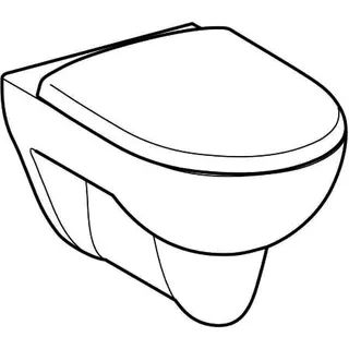 Geberit Renova Set Wand-WC mit WC-Sitz Tiefspüler, weiß – Bild 3