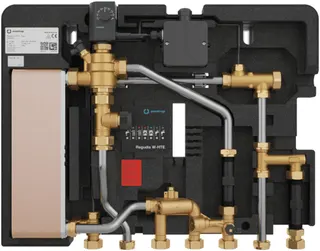 OVENTROP-Wohnungsstation "Regudis W-HTE" kupfergelötet, 12 l/min.