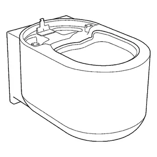 GROHE WC-Keramik 14937 für GROHE Sensia Arena alpinweiß – Bild 3