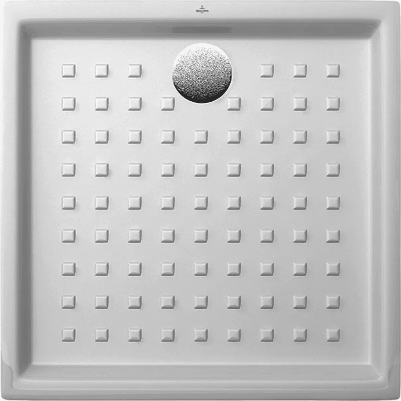 Villeroy & Boch Duschwanne O.novo 900x900x60mm quadr. flächenbündiger Einbau Weiß Alpin