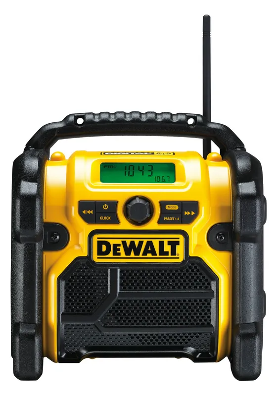 DEWALT Akku- und Netz-Radio fuer 10,8 - 18V