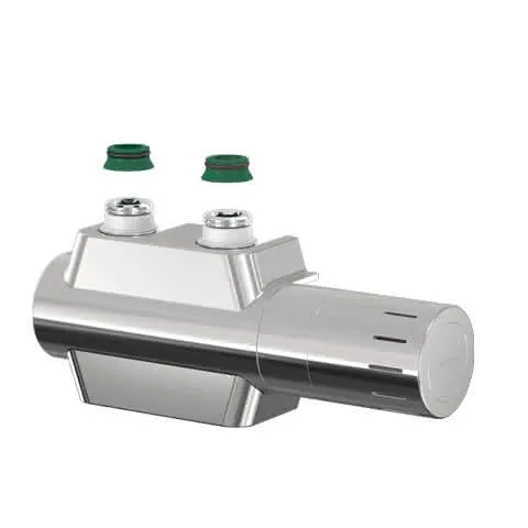 Simplex Ventilhahnblock Variodesign m.Th Kopf TC-D1,3/4" Eurokonus,F12161 verchr.