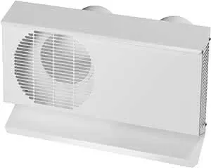 Pluggit Wetterschutzgitter DN180 doppelt, Stahlblech, weiß