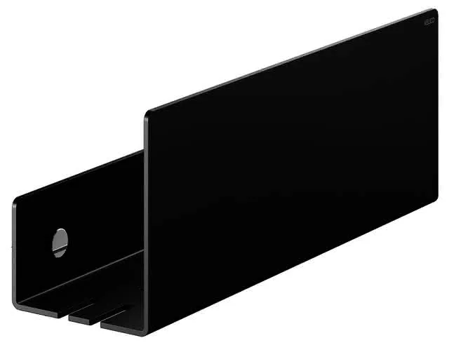 KE Duschablage, Wandm., 320x120x90mm design4YOU, schwarz matt