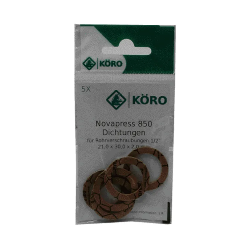 KÖRO 5x Novapress 850-Ring 21x30x2 mm 1/2" klein, ELL, W270, DVGW, WRAS, HTB