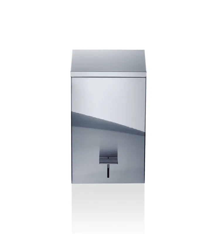 Decor Walther TE 70 Pedaleimer mit Softclose, Edelstahl verchromt