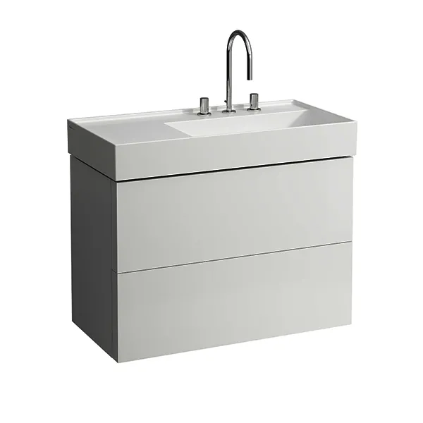 WTU K-LAUFEN 600x880x450 2 Schubl Push/Pull f.WT H810339 weiß matt