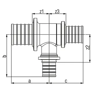 REHAU T-Stück SDR 11 LX 40 - 32 - 32 – Bild 2