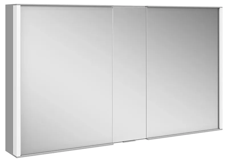 Keuco Spiegelschrank Royal Match 12804, silber-eloxiert, 1200 x 700 x 160 mm