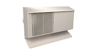 Kermi, x-well Wetterschutzgitter doppelt NW 160, waagrecht, RAL9016