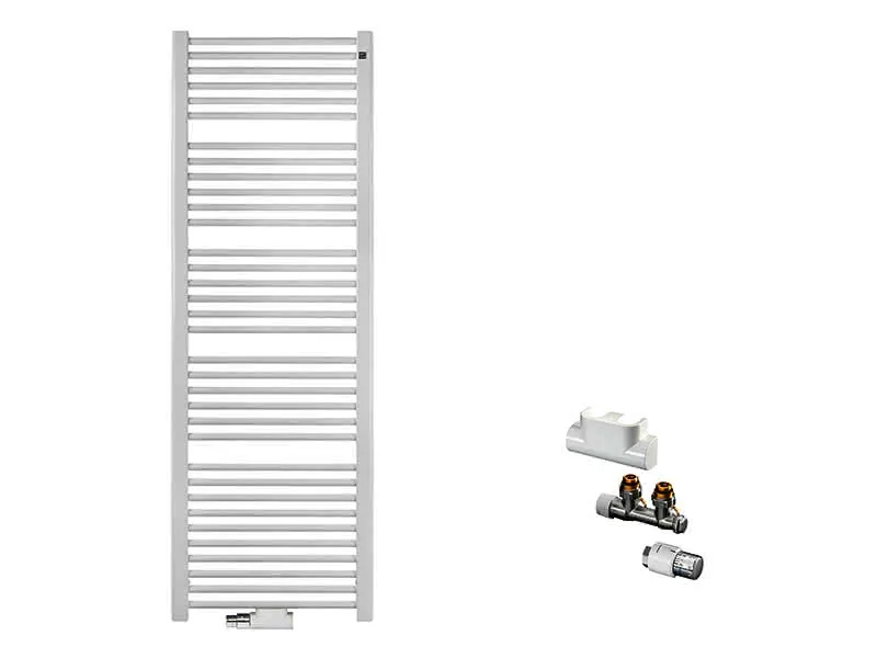 sanibel-QuickSet Badheizkörper S2 A20 gerade BH 1200mm BL 450mm Eckform weiß