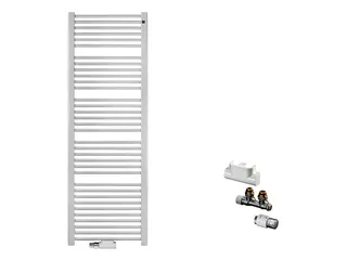 sanibel-QuickSet Badheizkörper S2 A20 gerade BH 1200mm BL 450mm Eckform weiß