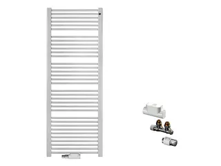 sanibel-QuickSet Badheizkörper S2 A20 gerade BH 1200mm BL 600mm Eckform weiß