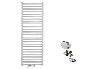 sanibel-QuickSet Badheizkörper S2 A20 gerade BH 1800mm BL 600mm Durchgang weiß