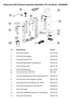 Villeroy & Boch WC-Montageelement Compact ViConnect 600x850x145mm für Nassbau – Bild 4