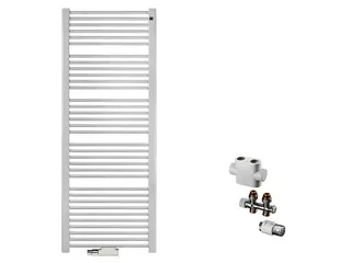 sanibel-QuickSet Badheizkörper S2 A20 gerade BH 1800mm BL 750mm Durchgang weiß