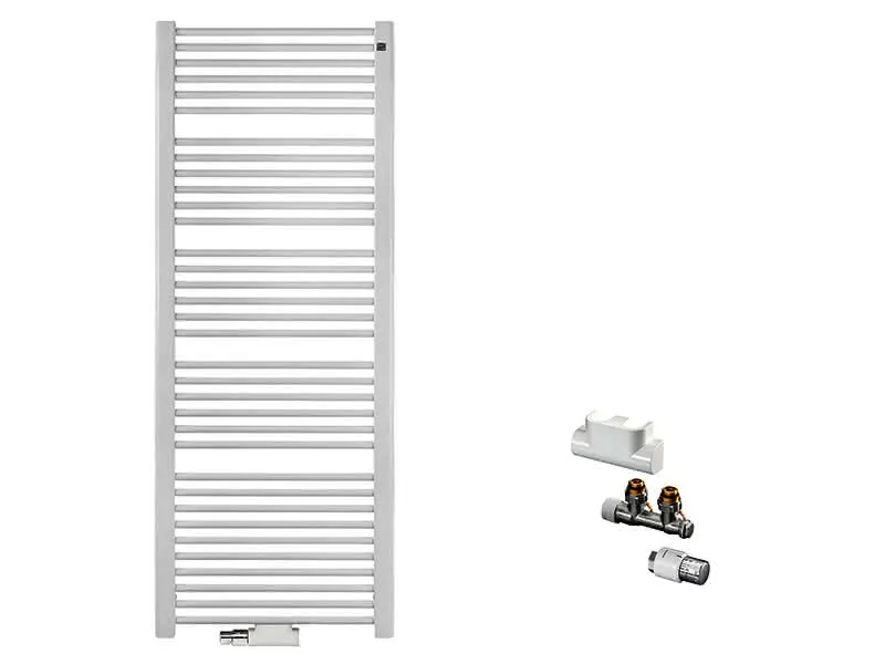 sanibel-QuickSet Badheizkörper S2 A20 gerade BH 1800mm BL 750mm Eckform weiß