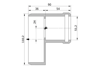Wavin Reduktion AS+ DN 100x50 kurz – Bild 2