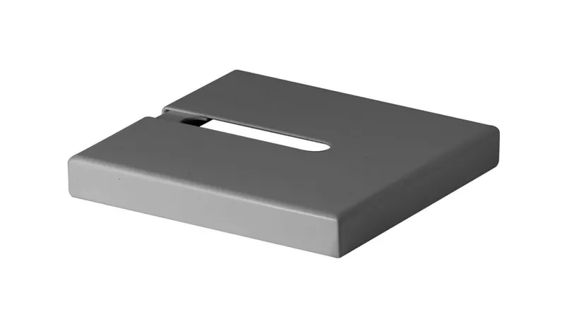 Kermi Abdeckrosette f Standkonsole 60x10 Fertigbodenmontage, weiß, Metall