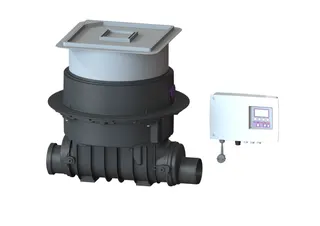 KESSEL-Rückstaupumpanlage Pumpfix F DN 100, Bodenplatte, befliesbar