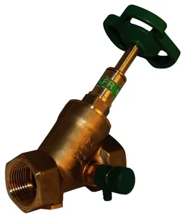 comfort-KFR-Ventil A20 steigend mit Entleerung DN 40 (11/2") aus Messing