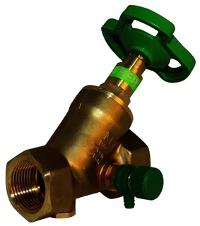 comfort-KFR-Ventil A20 nichtsteigend mit Entleerung DN 15 (1/2") aus Messing