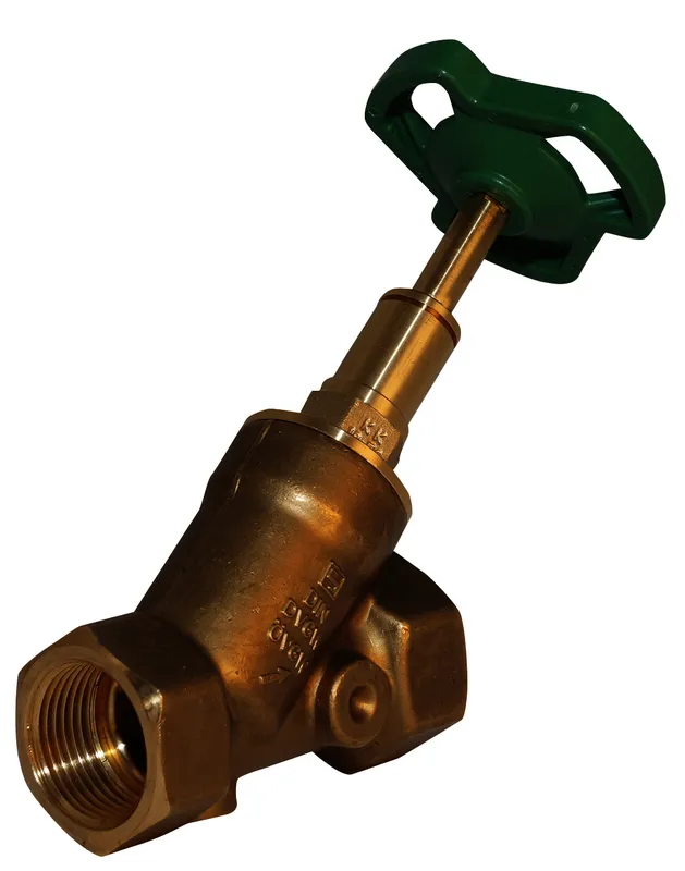 comfort-Freistromventil A20 steigend ohne Entleerung DN 25 (1") aus Messing
