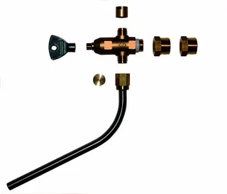comfort-Probenahmeventil A20 DN8/10/15 (1/4"/3/8"/1/2") bleifrei/Edelstahl