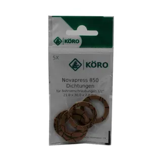 KÖRO 5x Novapress 850-Ring 25x34,5x2 mm f. 3/4" Gashähne, DVGW, HTB