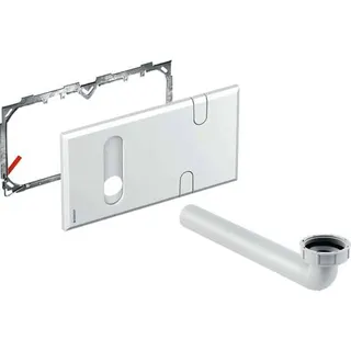 Geberit Abdeckplatte für Waschtischarmaturen mit UP-Funktion u. UP-Siphon weiß-alpin – Bild 2