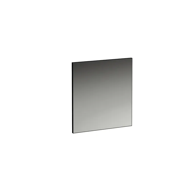 Laufen Spiegel FRAME 25 650x25x700 mit Aluminiumrahmen schwarz matt